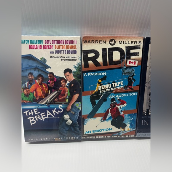 Lot 4 Rare VHS Screening Copies Promo Not For Rental Video Store Screeners RARE - Picture 3 of 7